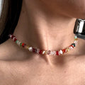 Geometric Multi-cut Glass Crystal Necklace - Norellé