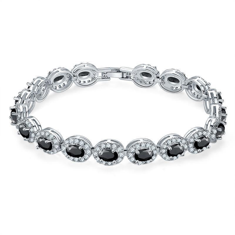 Copper Plating Inlaid Zircon Bracelet Natural Simple Women's - Norellé