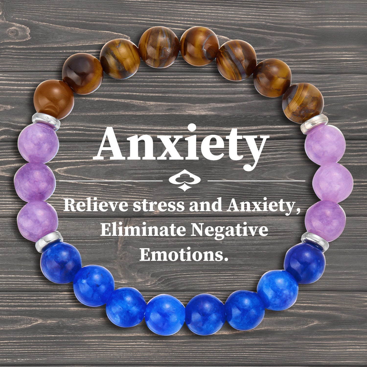 Fashion Personality Meaning Love Natural Stone Bracelet - Norellé
