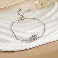 Simple Rotatable Flower Color-preserving Pure Copper Gold-plated Bracelet - Norellé
