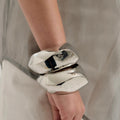 Exaggerated Wide Open Alloy Bracelet - Norellé