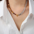 Cool Style Retro Titanium Steel Personalized Beaded Necklace - Norellé