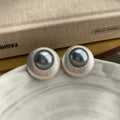 Mid-ancient French Irregular Texture Pearl Earrings - Norellé