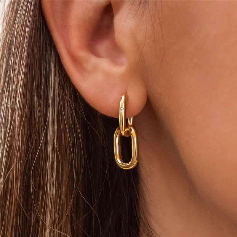 Stylish Glossy Earrings - Norellé