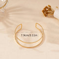Double-layer Hollow Gold Bangle Bracelet Ladies - Norellé