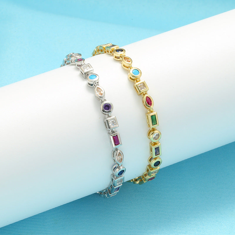 Color Diamond Bracelet Necklace For Women - Norellé