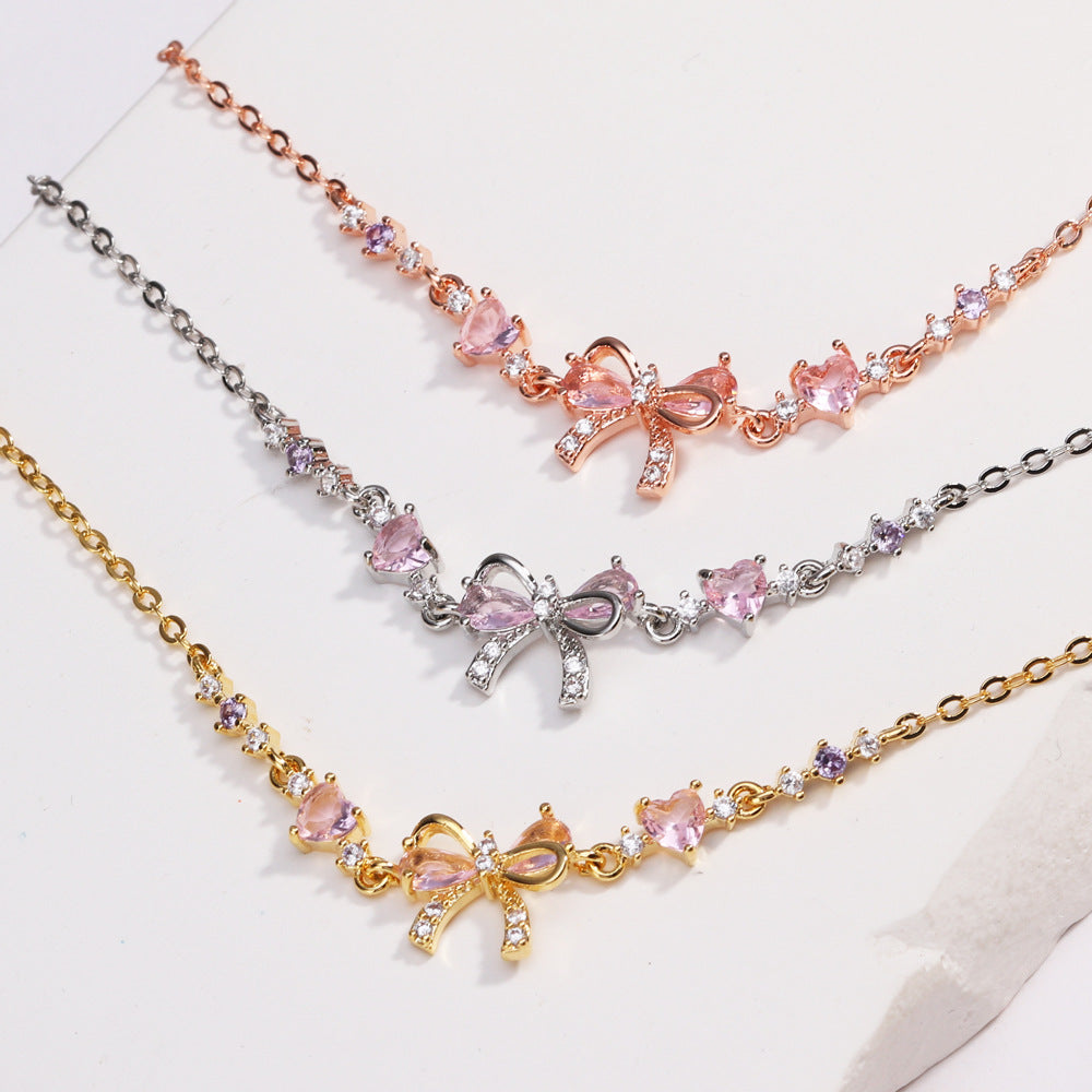 Women's Simple Fashion Personality Bow Necklace - Norellé