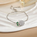 Simple Rotatable Flower Color-preserving Pure Copper Gold-plated Bracelet - Norellé