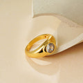 French Retro Simple And Light Luxury Ring - Norellé