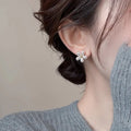 Korean Style Small Exquisite Cute Style Little Flower Pearl Stud Earrings - Norellé