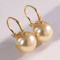 Copper Plated Gold Ancient Hong Kong Style Earrings - Norellé