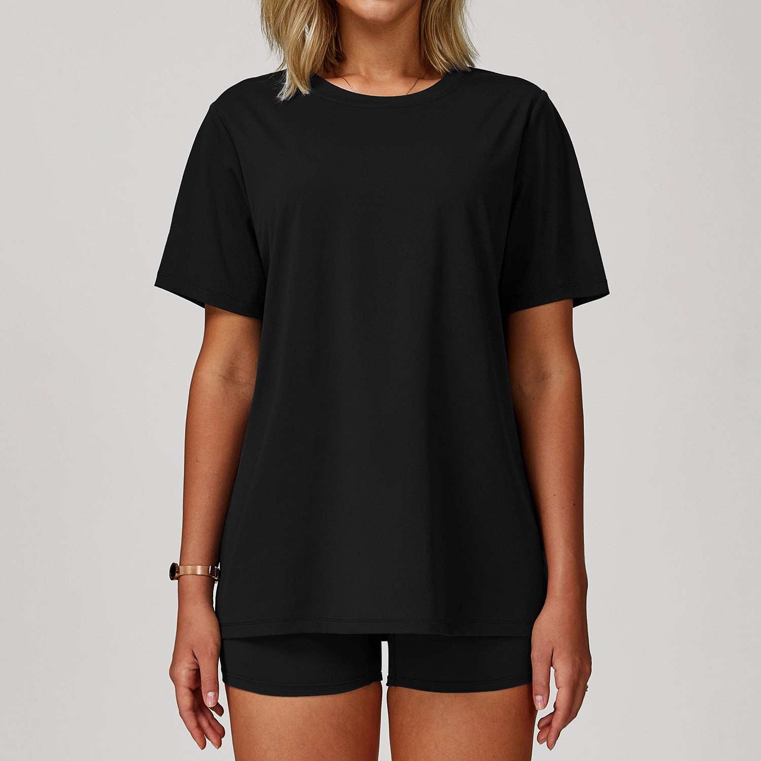 All-match Short-sleeved Round Neck Loose Casual Quick-drying T-shirt - Norellé