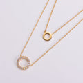Micro Inlaid Zircon Jewelry Ring Necklace For Women - Norellé