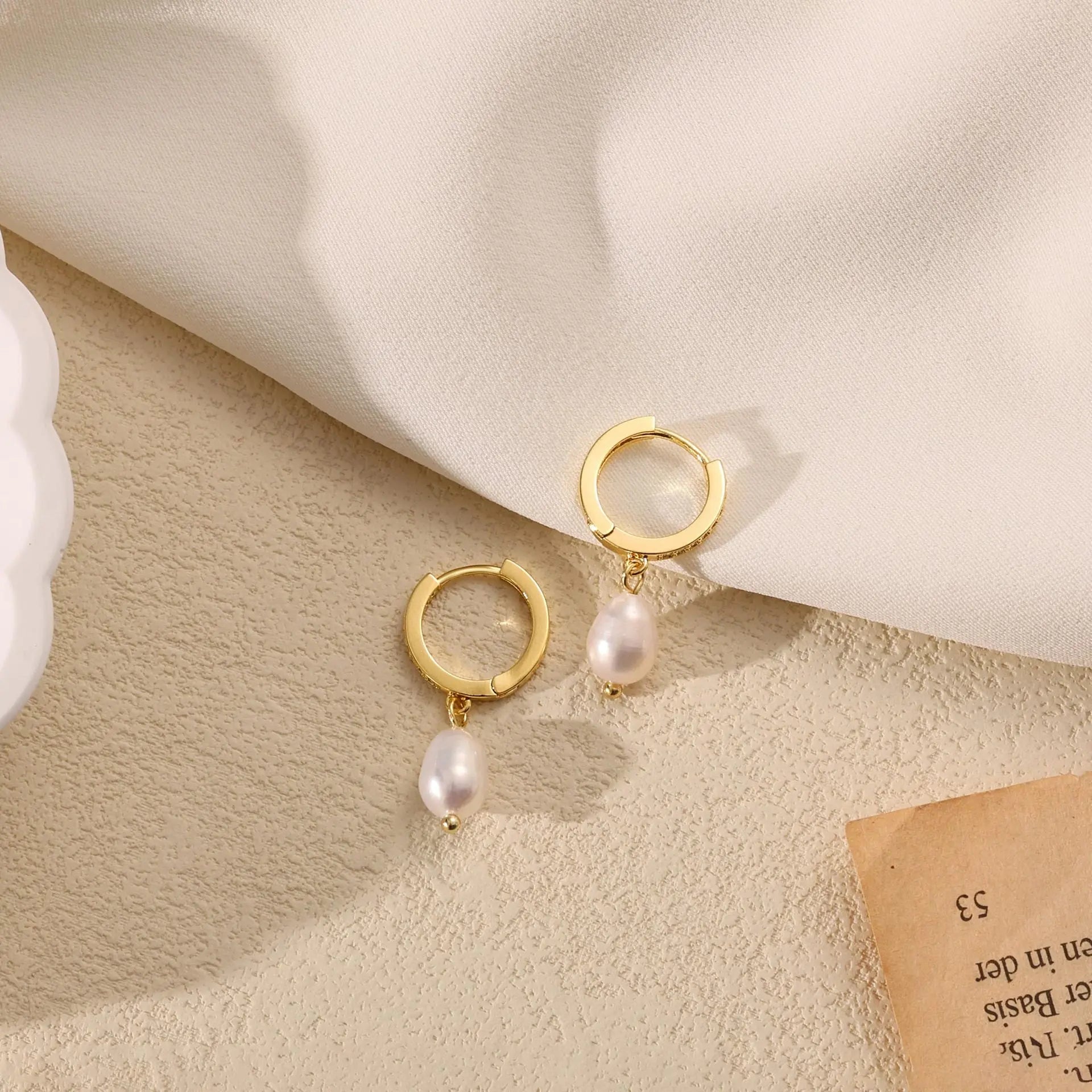 Real Gold Brass Electroplated Fashion Personalized Design Earrings - Norellé