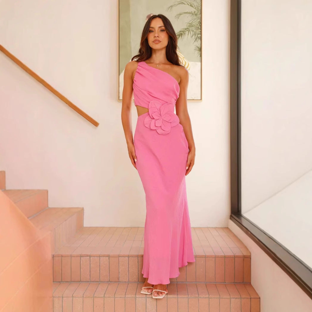 Women's Fashion Pure Color Tube-top Dress - Norellé