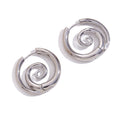 Stainless Steel 18K Gold Plating Simple Spiral Snail Earrings - Norellé