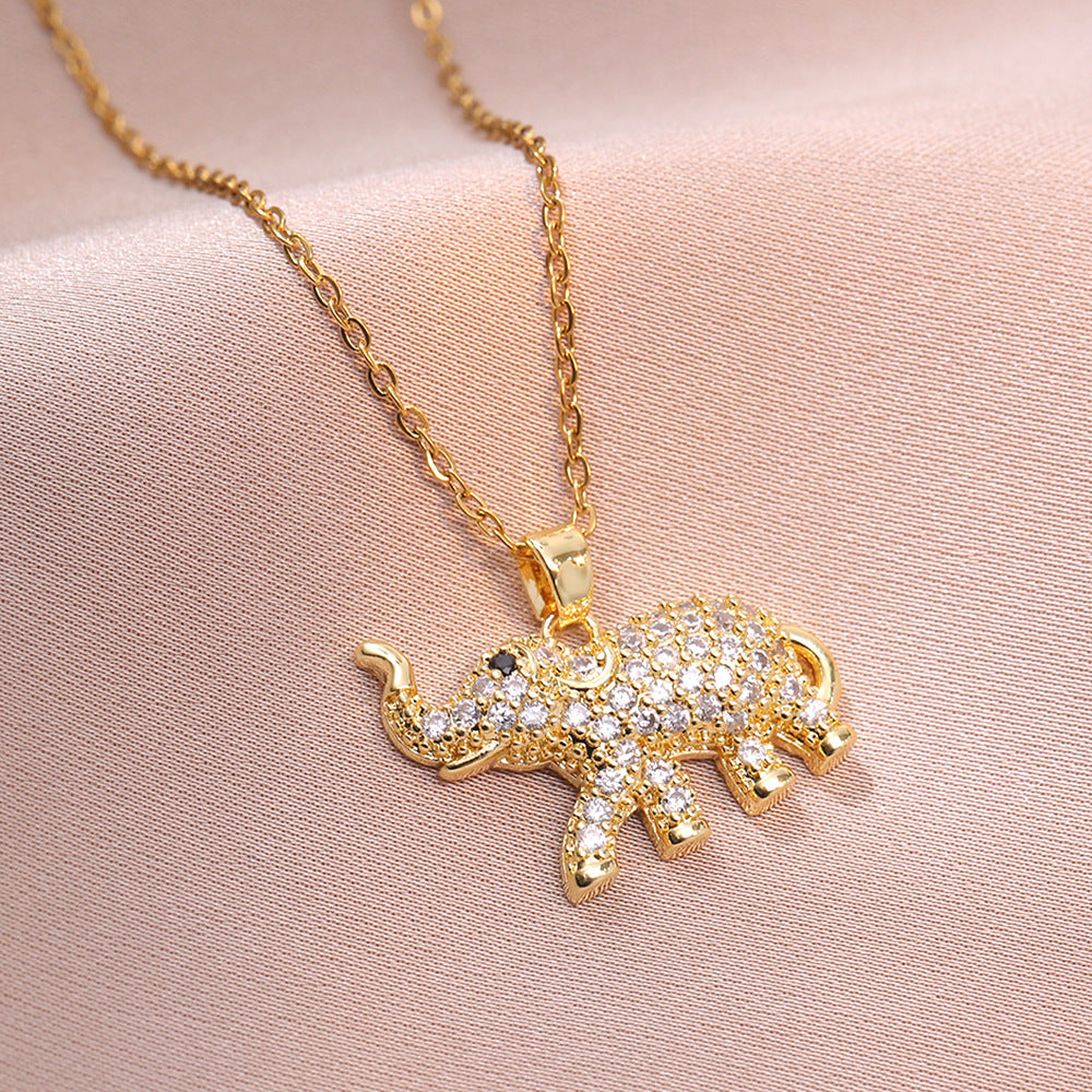 Personalized Fashion Zircon Animal Necklace - Norellé