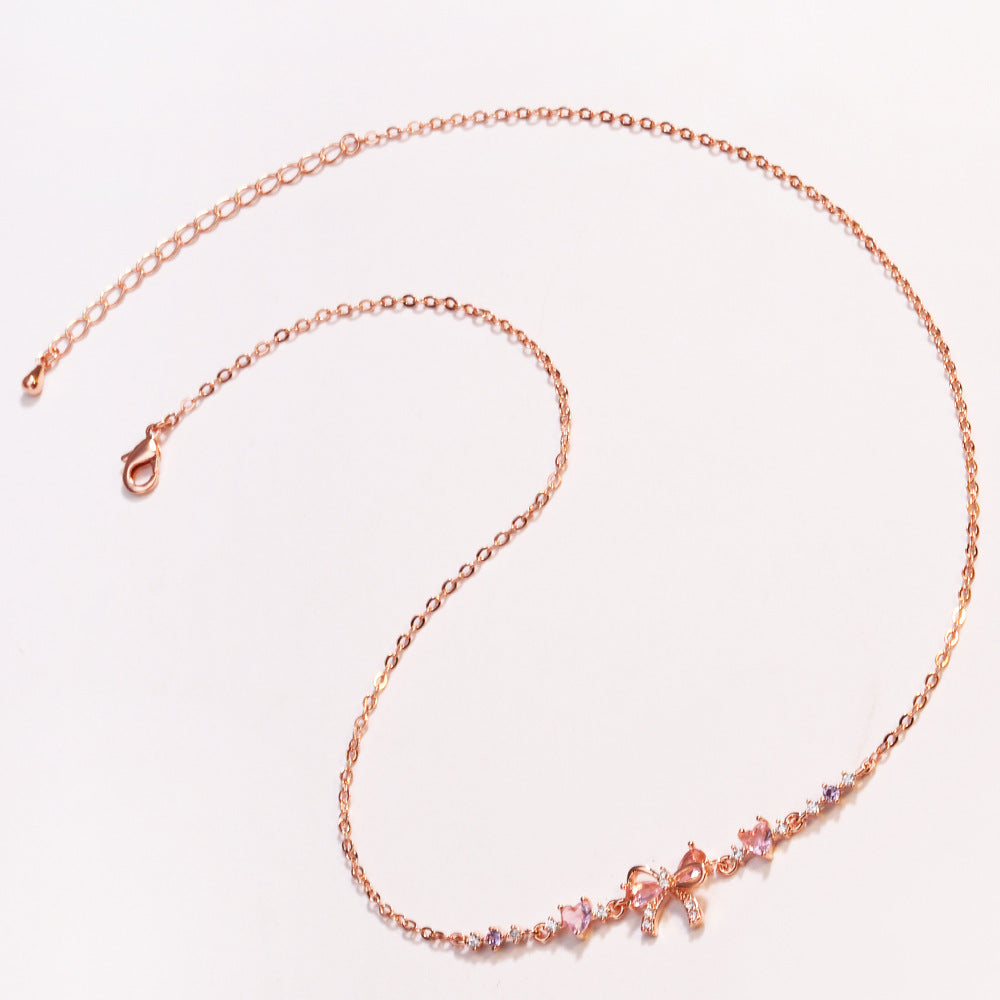 Women's Simple Fashion Personality Bow Necklace - Norellé