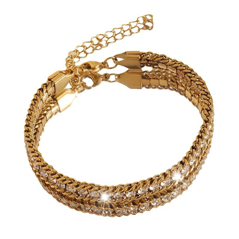 Women's Simple Fashion Personality Stainless Steel Bracelet - Norellé