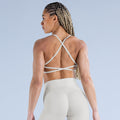 Women's High Elastic Nylon Cross Bra Underwear - Norellé