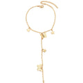 Small Beads Wafer Chain Ring Mitten-type Bracelet - Norellé