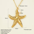 Titanium Steel Conch Turtle Shell Retro Easy Matching Necklace - Norellé