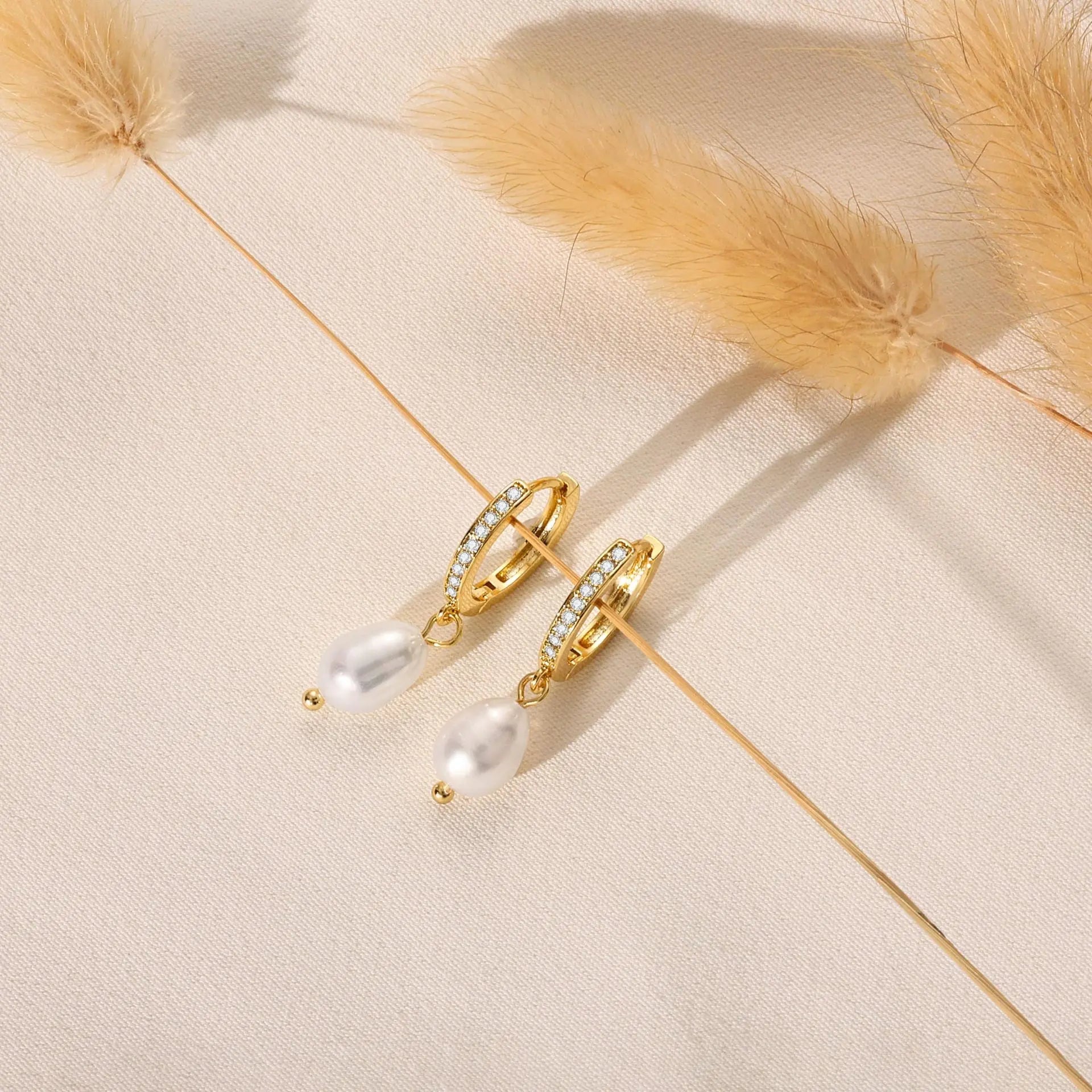Real Gold Brass Electroplated Fashion Personalized Design Earrings - Norellé