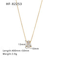 Stainless Steel Necklace 18K Gold Plating Drop-shaped - Norellé