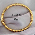 Titanium Steel Round Beads Stainless Steel Bracelet - Norellé