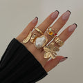 French Style Baroque Pearl Ring - Norellé