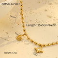 Niche Design Beaded Ocean Style Bracelet Stainless Steel - Norellé