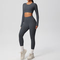 Double-sided Nylon Brushed Nude Feel Tight Exercise Yoga Clothes Suit - Norellé