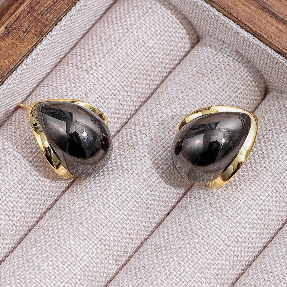 French Retro Stud Earrings Fashion Minimalism Earrings Unisex - Norellé