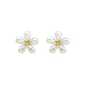 Korean Style Small Exquisite Cute Style Little Flower Pearl Stud Earrings - Norellé
