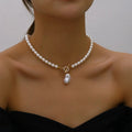 Trend Elegant Jewelry Wedding Big Pearl Necklace For Womenim - Norellé
