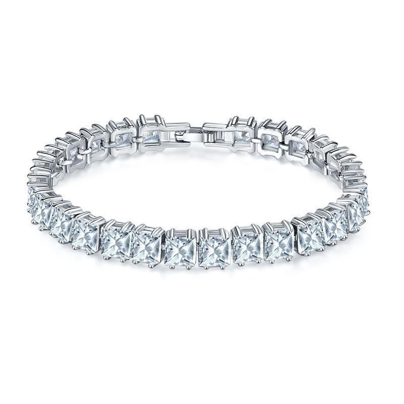 Copper Plating Inlaid Zircon Bracelet Natural Simple Women's - Norellé