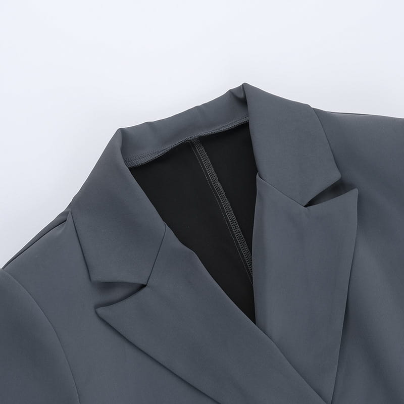 Women’s Fashion Belt Long Sleeve Blazer