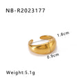 New Retro Style Versatile Geometric Ball Twist Cord For Braiding Ring - Norellé