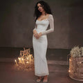 Fashion Personality Tight Split Long Dress Women - Norellé