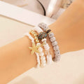 4 PCs Ethnic Pearls Elastic String Xingyue Bodhi - Norellé