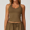 Brushed Yoga Vest V-shaped Tight Beauty Back Exercise - Norellé