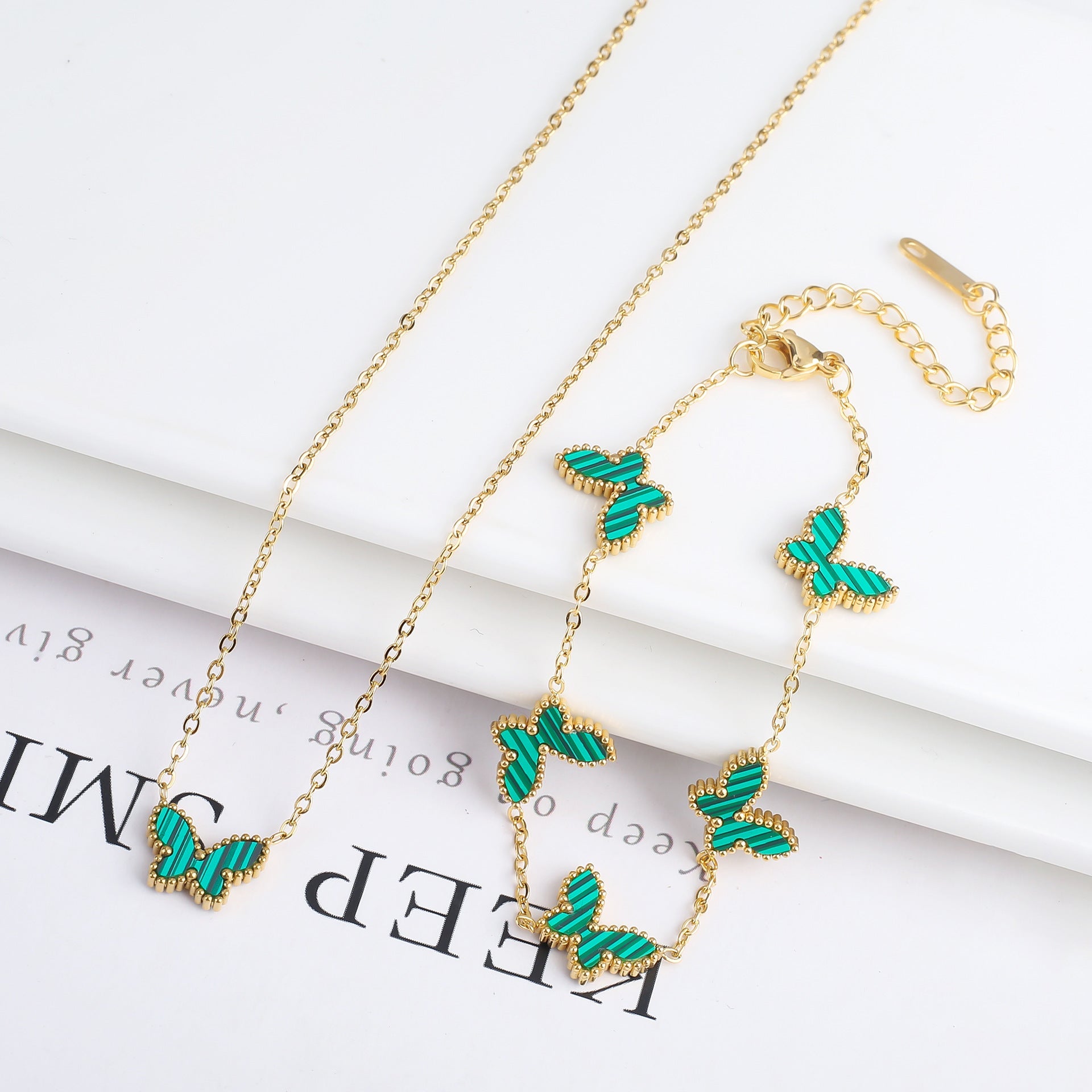 Simple Fashion Personality Temperament Butterfly Necklace - Norellé