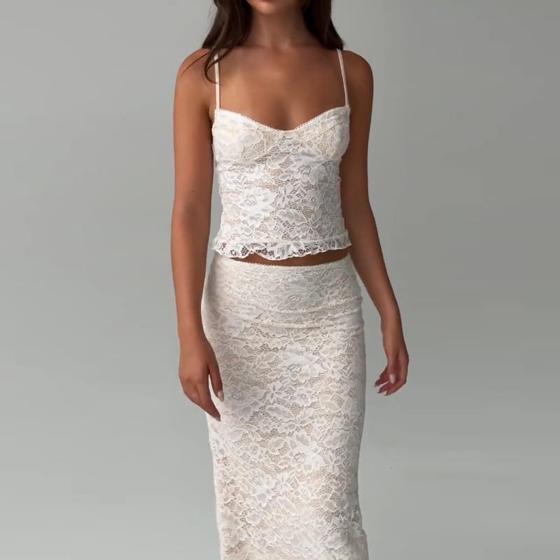 Lace Sling Skirt Suit Women