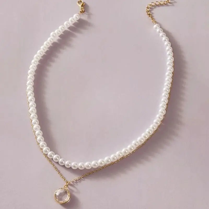 Trend Elegant Jewelry Wedding Big Pearl Necklace For Womenim - Norellé