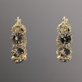 High-grade Gray Diamond Ring Ear Clip Earrings For Women - Norellé