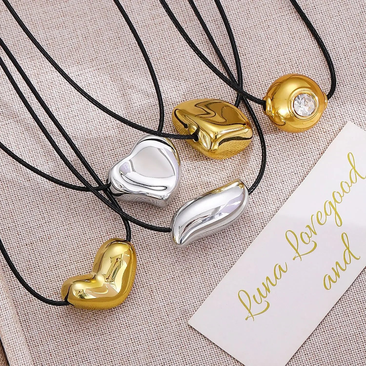 Women’s Simple Ball Love Knotted Bracelet Necklace