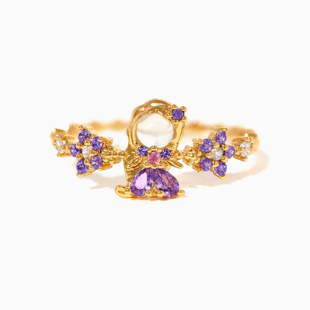 Open Adjustable Princess Ring For Women - Norellé