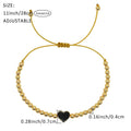 Women's Beach Vacation Copper Bead Oil Drop Peach Heart - Norellé