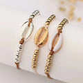 Personalized Creative Alloy Shell Hawaiian Style Casual Bracelet Shell Woven Bracelet - Norellé