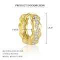 S925 Sterling Silver Light Luxury Inlaid Zircon Trendy Earrings - Norellé